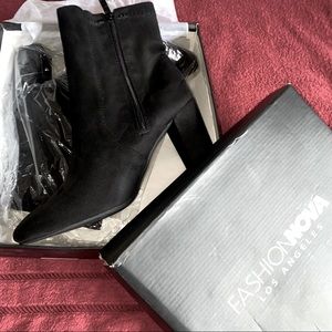 ☽ “Rule Breaker Booties” from Fashion Nova